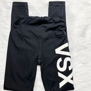 Victoria's Secret Sport Knockout Full Length athletic Leggings Black Size Small